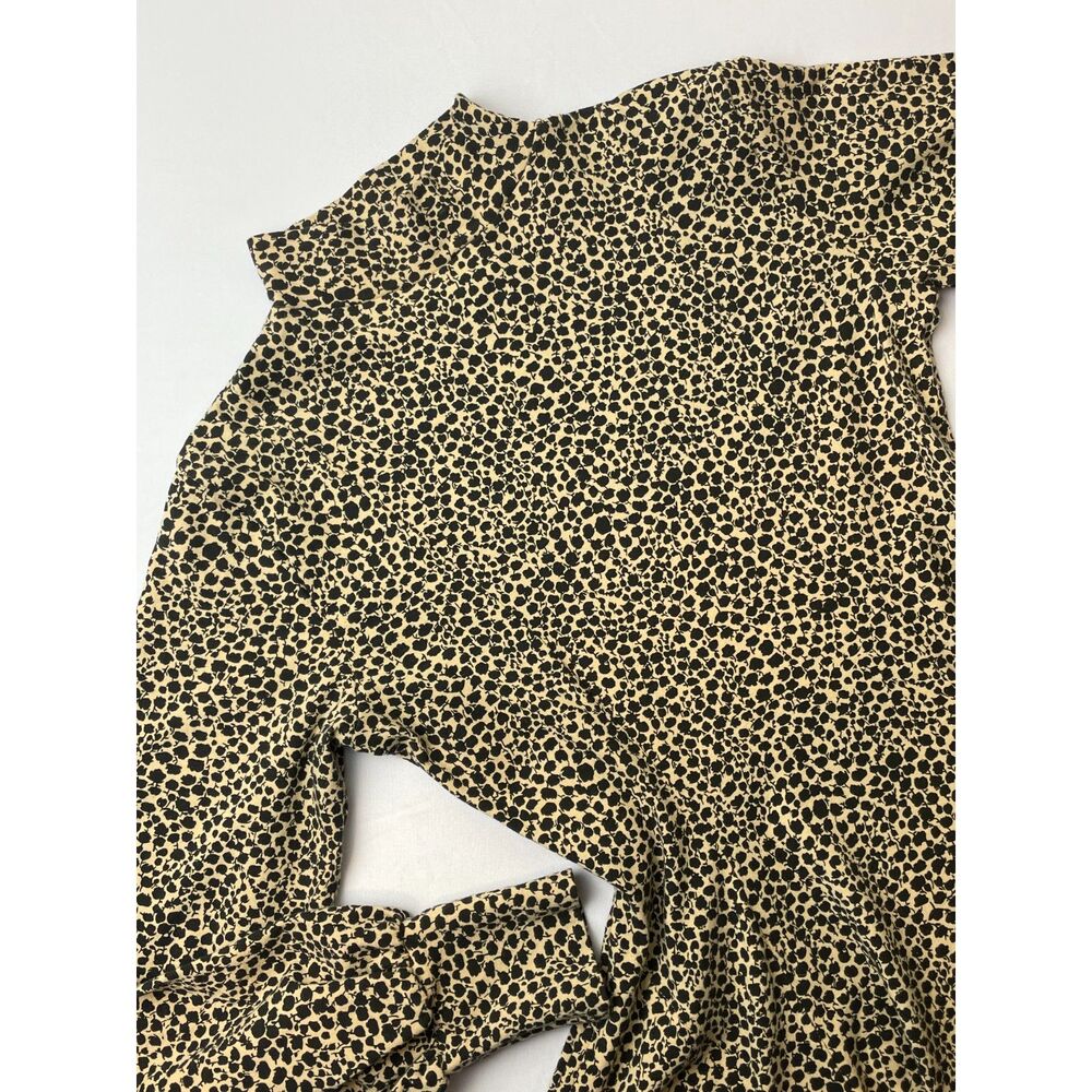 ~ NEW ModCloth M Dress Effie's Heart Cotton Spandex Pockets Long Sleeves Floral - Picture 14 of 15